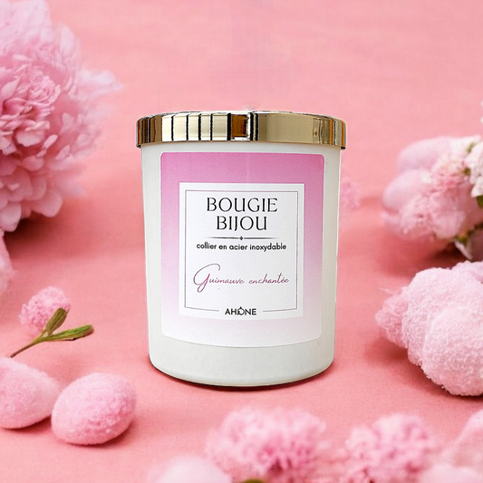 AHONE - Bougie Bijou 'Guimauve enchantée'